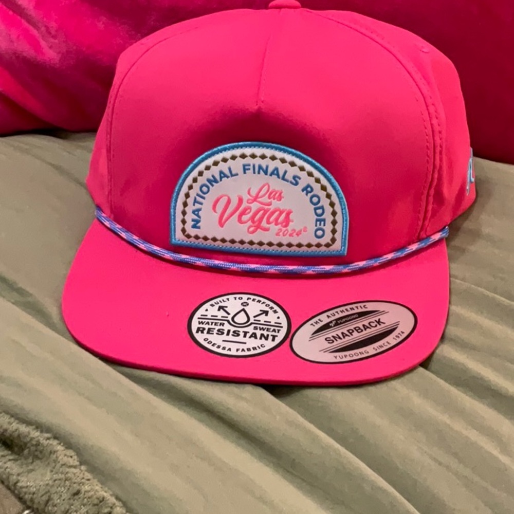 Las Vegas National Finals Rodeo Pink Snapback Hat